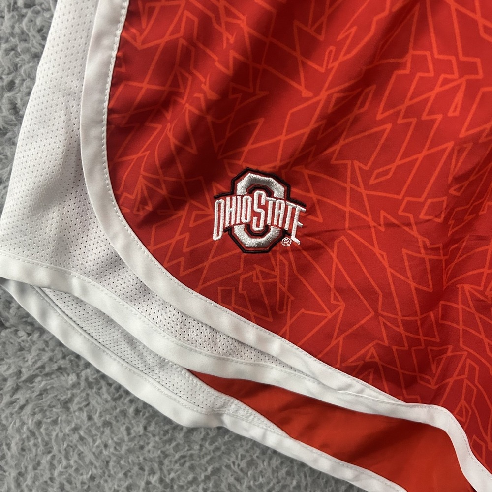 Ohio State Buckeyes Shorts Womens Small Red‎ NCAA Football Nike Dri Fit Running - Picture 4 of 15
